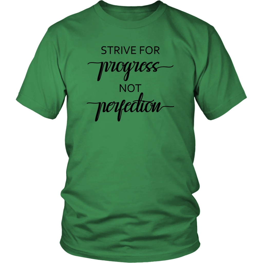 Comfortable lightweight T-shirt Strive for Progress Gift For Men Women