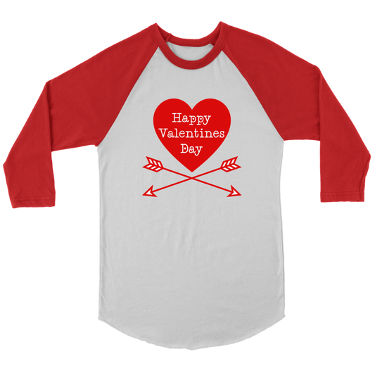 Raglan Valentine Shirt, Valentine Gift, Shirt for Women, Men, Happy Valentines Day