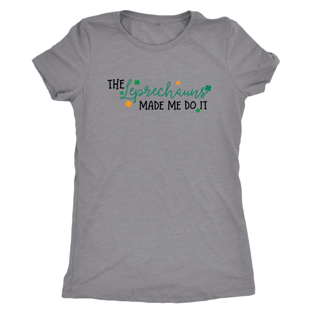 Funny women Grey St. Patrick's day t-shirt 
