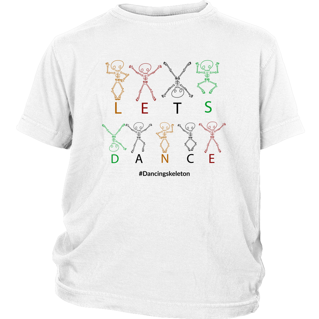 Dancing Skeleton Tee Shirt Halloween T-Shirt Funny Graphic Tee Men Women