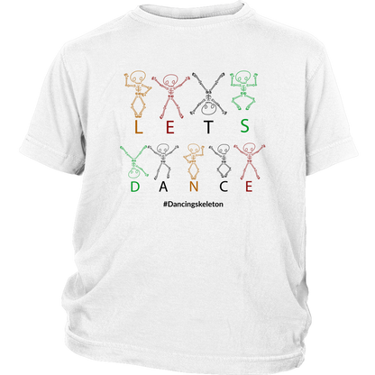 Dancing Skeleton Tee Shirt Halloween T-Shirt Funny Graphic Tee Men Women