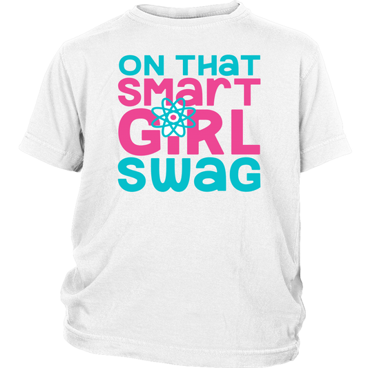 Girls back to school cool White  t-shirt 