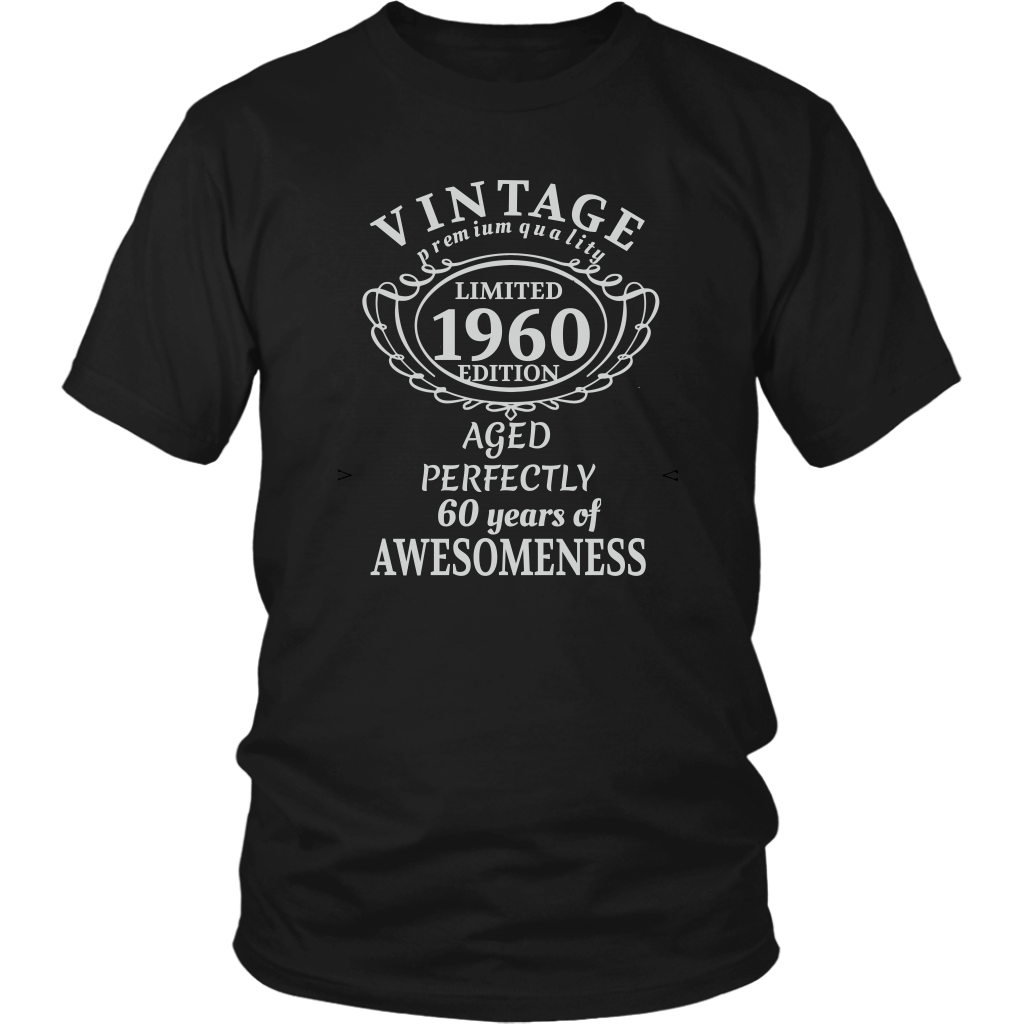 60th Birthday T-shirt Gift for Men Women Funny 60th Birthday Shirt Graphic  Tee