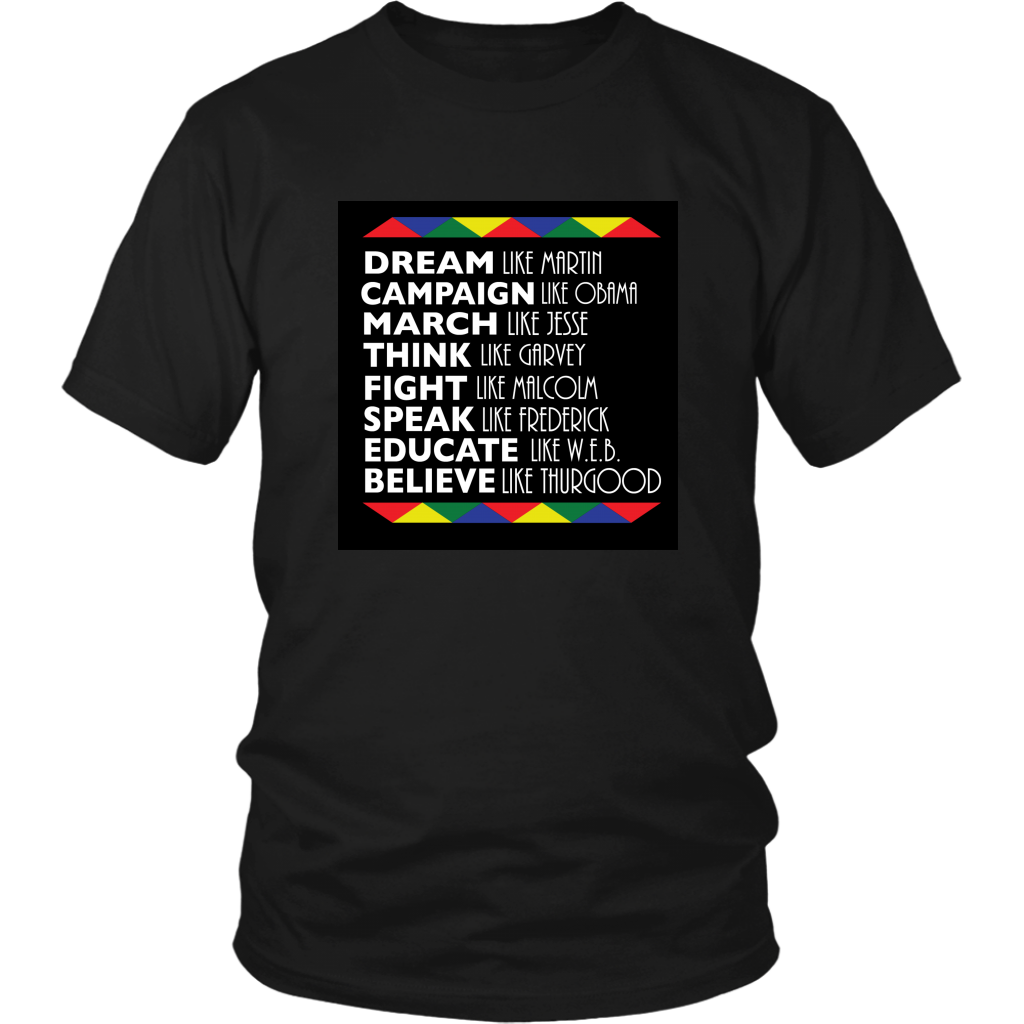 Black History Shirt-African American history shirt- Black leaders in history T-shirt-Custom Shirts