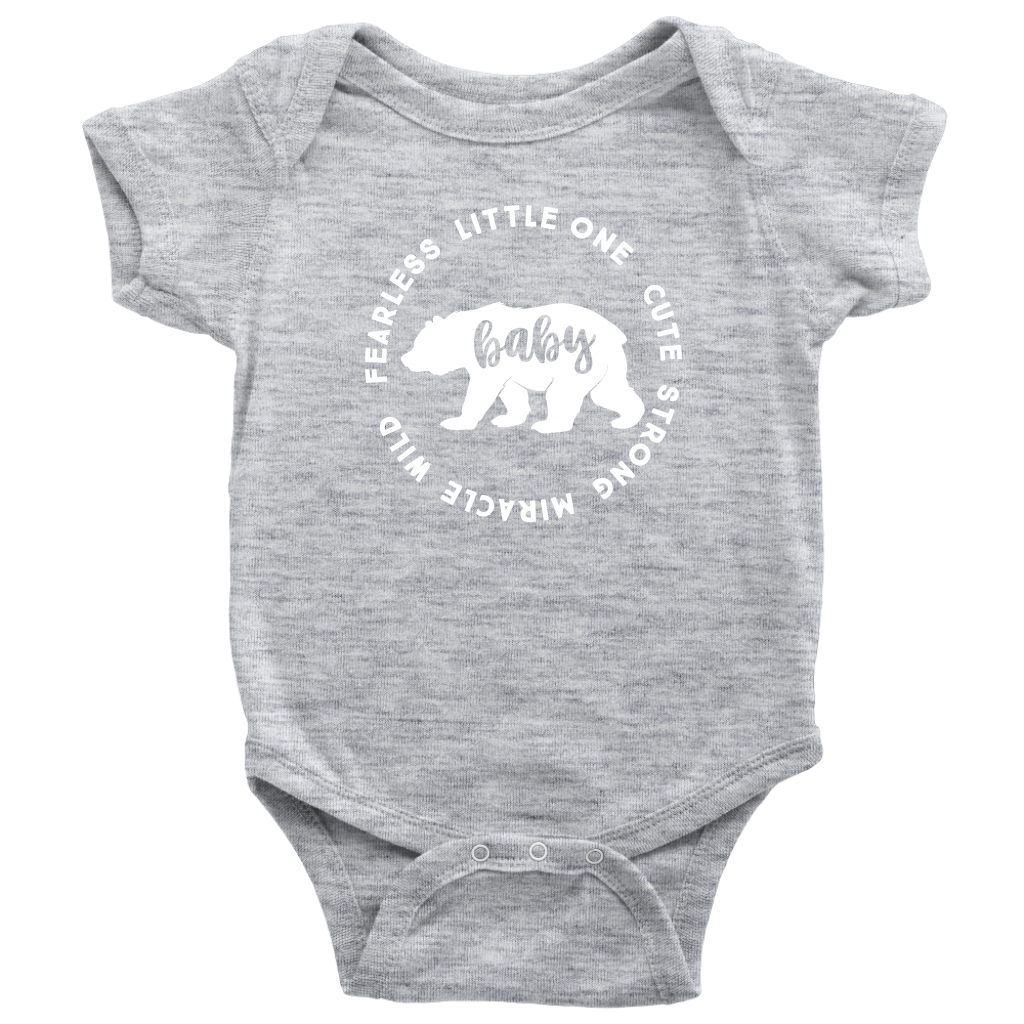 Baby Bear Onesie for Boys or Girls Infant Boysuit Baby Onesie Funny Baby Clothing