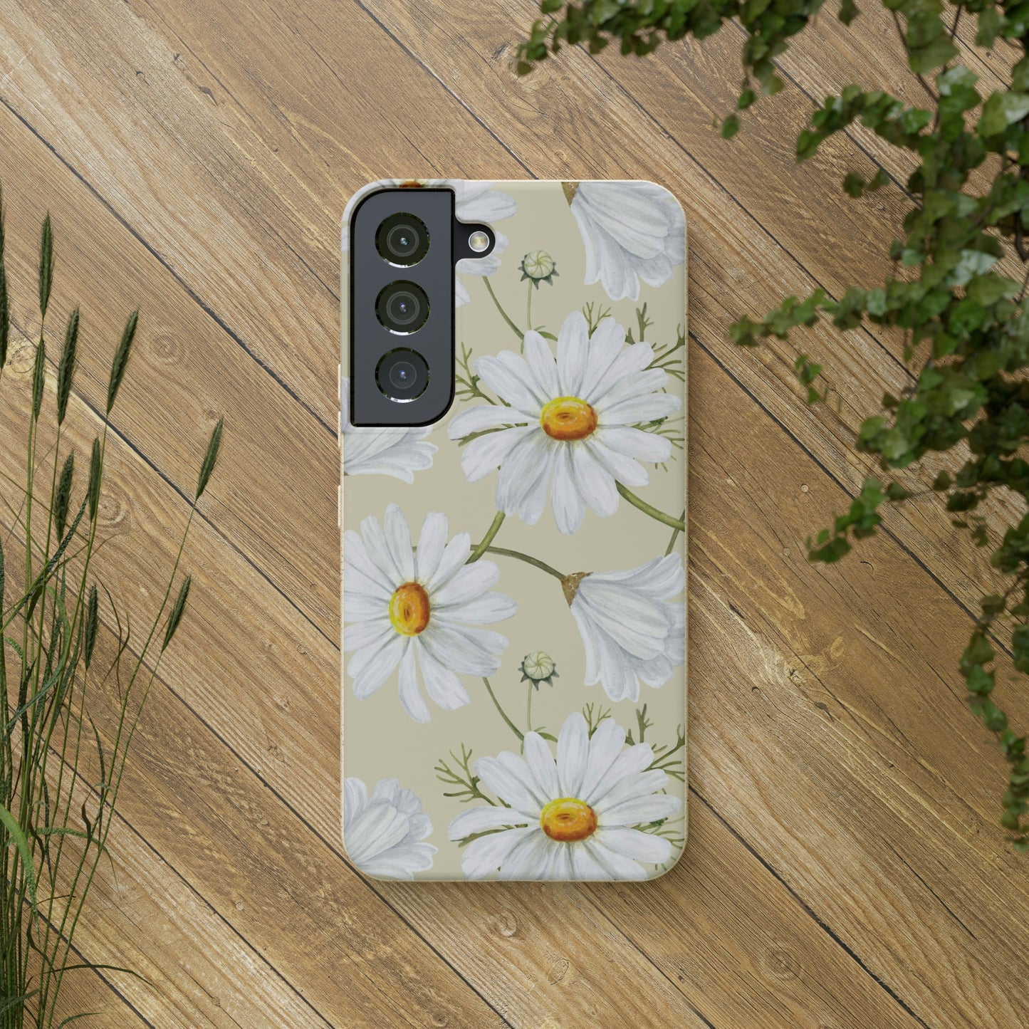 Floral Flower Tough Phone Case, Cute Cool Trendy Biodegradable Phone Case