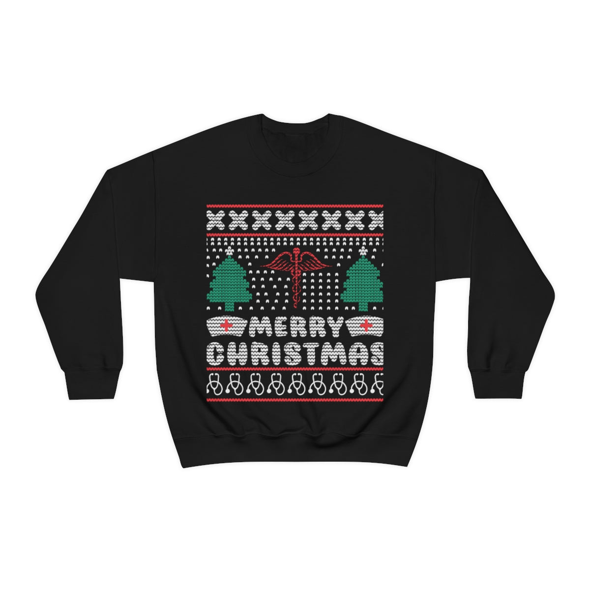 Nurse Ugly Christmas Sweatshirt, Nurse Crewneck Sweatshirt, Gift for Nurses, Cute Funny