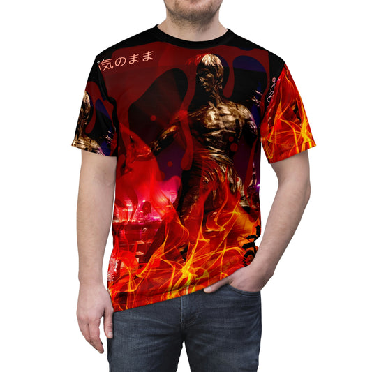 Bruce Lee Vintage Graphic T-Shirt Japanese Symbol Goth Y2k Punk Alternative Streetwear Unisex