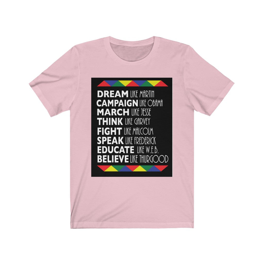 African American History T-Shirt-Black History Month Shirt Unisex Jersey Short Sleeve Tee