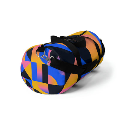 Colorful 90's Duffle Bag, Weekender Duffle Bag, Carry on Travel Overnight Canvas Duffel Bag