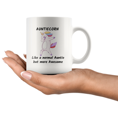 Aunticorn Unicorn coffee mug Unicorn gift Unicorn lover Gift for women Ceramic Custom Mug