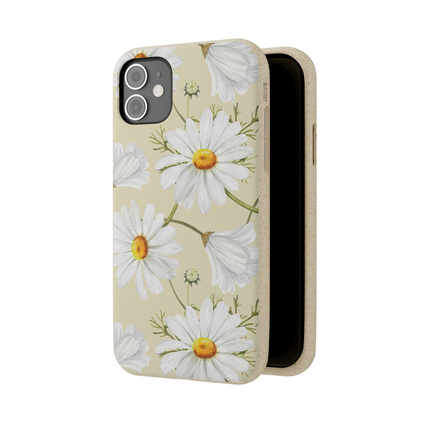 Floral Flower Tough Phone Case, Cute Cool Trendy Biodegradable Phone Case