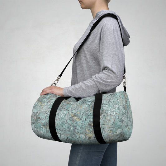abstract duffle bag