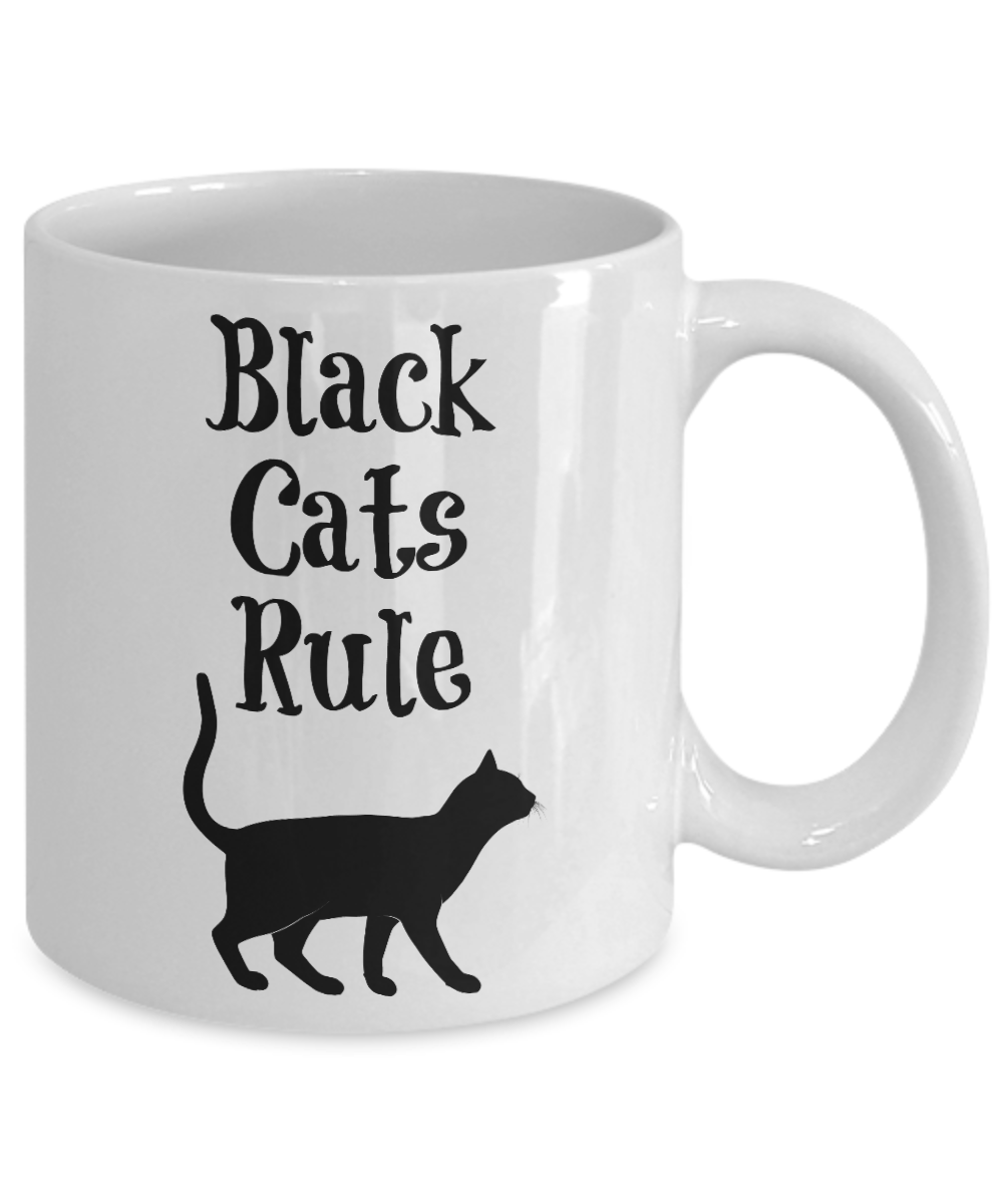 Funny Black Cat Coffee Mug