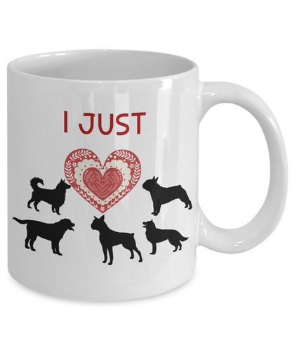 I Love Dogs Coffee mug Dog Dad Or Mom Dog Lover Gift Custom Mug Dog mug Gift for Her Or Him