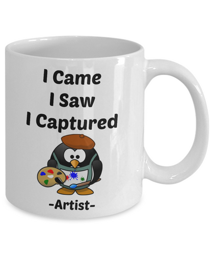 Artist Coffee Mug, Funny Mug Sayings, Funny Coffee Cup, Ceramic 11 oz