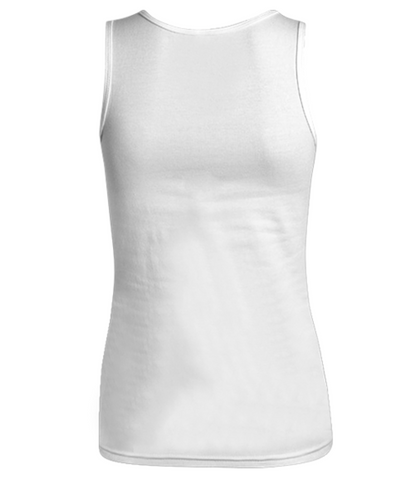 Baseball Mom White Tank Top Cool Gifts For Moms Women Sports Mom Novelty Shirts