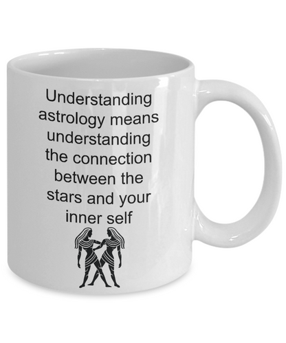 Zodiac mug Gemini coffee tea cup gift novelty astrology birthday horoscope sign