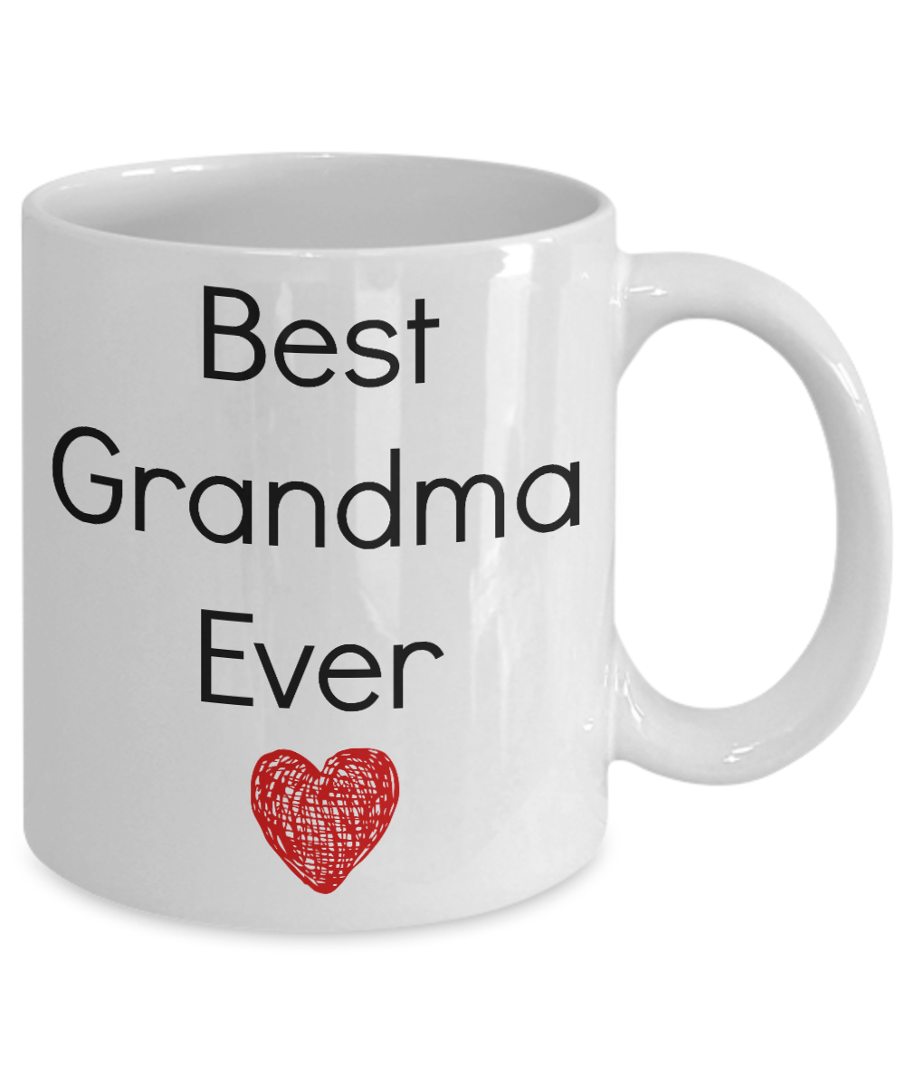 Best Grandma Ever Funny Novelty Coffee Mug Tea Cup Gift Family Mug With Sayings