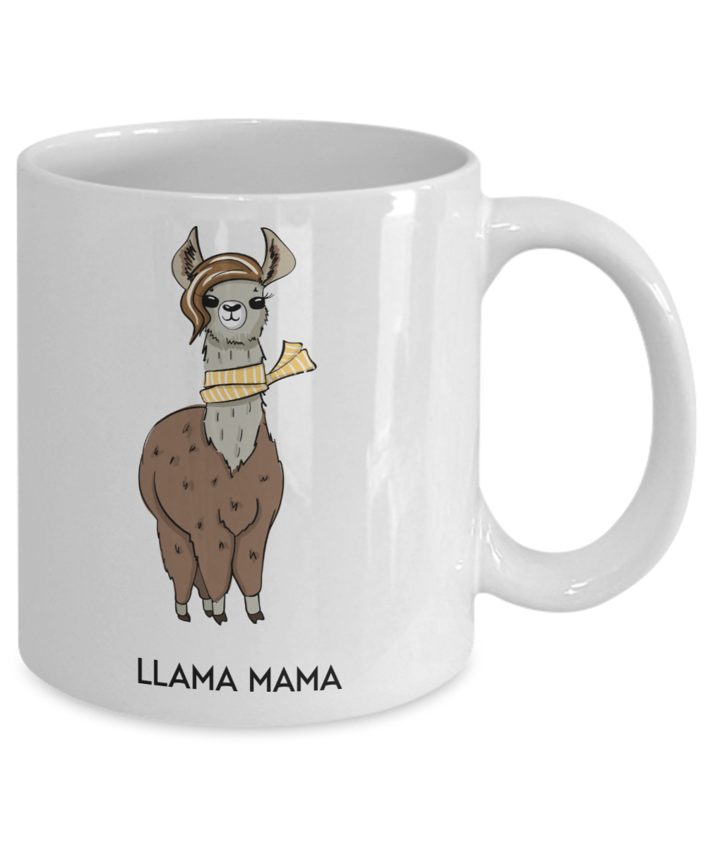 Llama mama coffee mug