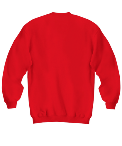 Funny Sweatshirt/Keep Calm Christmas Is Coming/Red Sweatshirt/Christmas Sweatshirt/Unisex Men Women