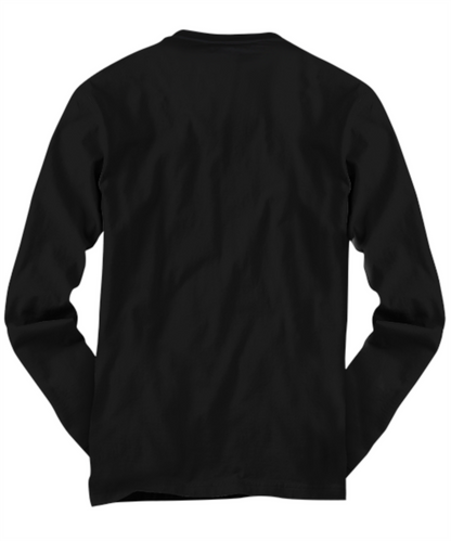 Funny T- Shirt/Turn It UP/Black Long Sleeve T-Shirt/Unisex For Women Men/Cool Unique T-shirt
