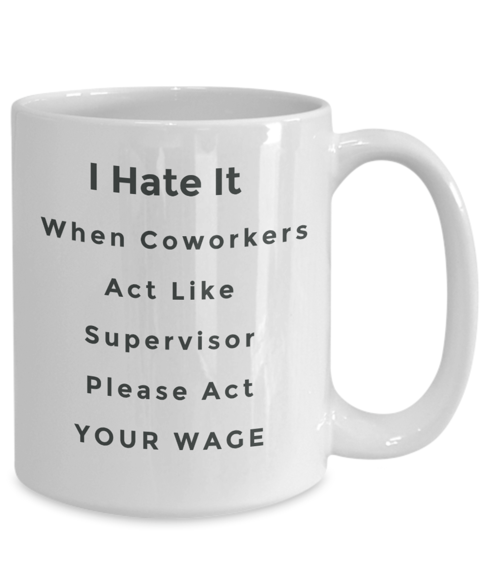 Sarcastic Mug Sassy Funny Work Coffee Cup Ceramic Mugs with Sayings