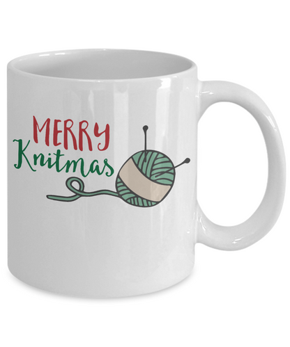 Knitters Coffee Mug Christmas Gift Custom Mug