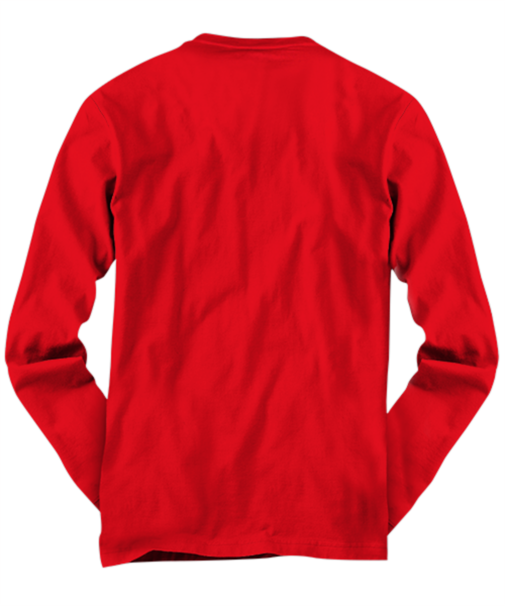 Funny T-Shirt/Dear Santa I Can Explain/Red Long Sleeve/Unisex/For Friends/Novelty Holiday Shirts