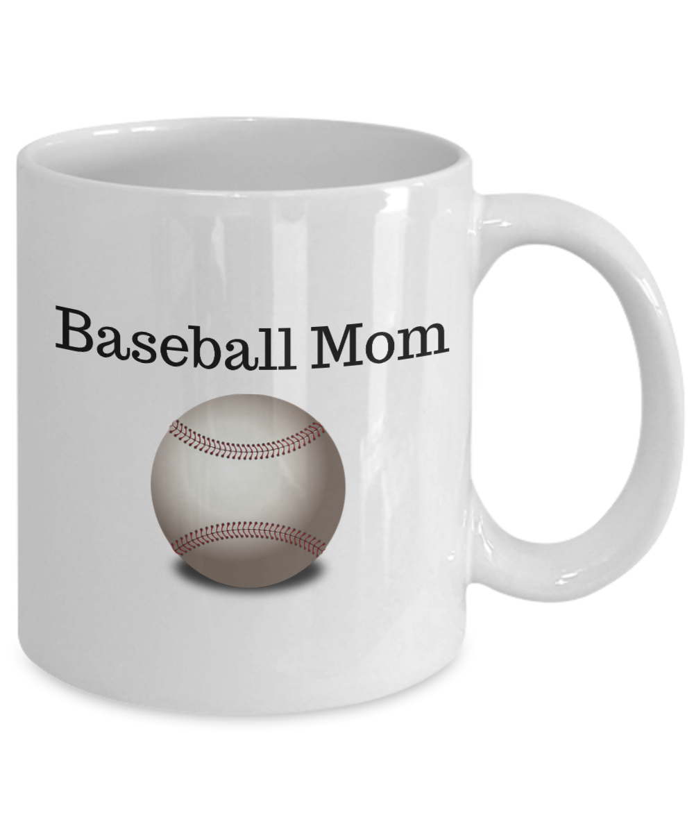 Baseball Mom Novelty Coffee Mug Mother's Day Birthday Sports Mom Gifts For Women