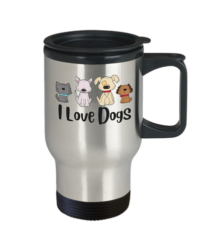 Dog Lover Travel Coffee Mug Gift Dog Mom Dad Gift Custom