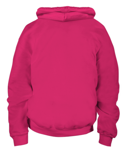 Girl power pink hoodie great piece to have for everyday wear.