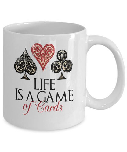 Funny Card mug Card player coffee mug Gift for card player