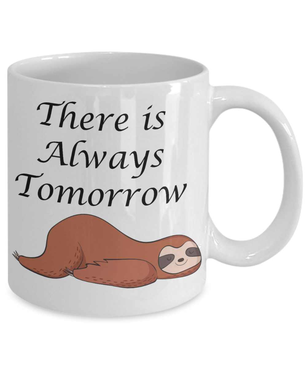 Funny sloth mug