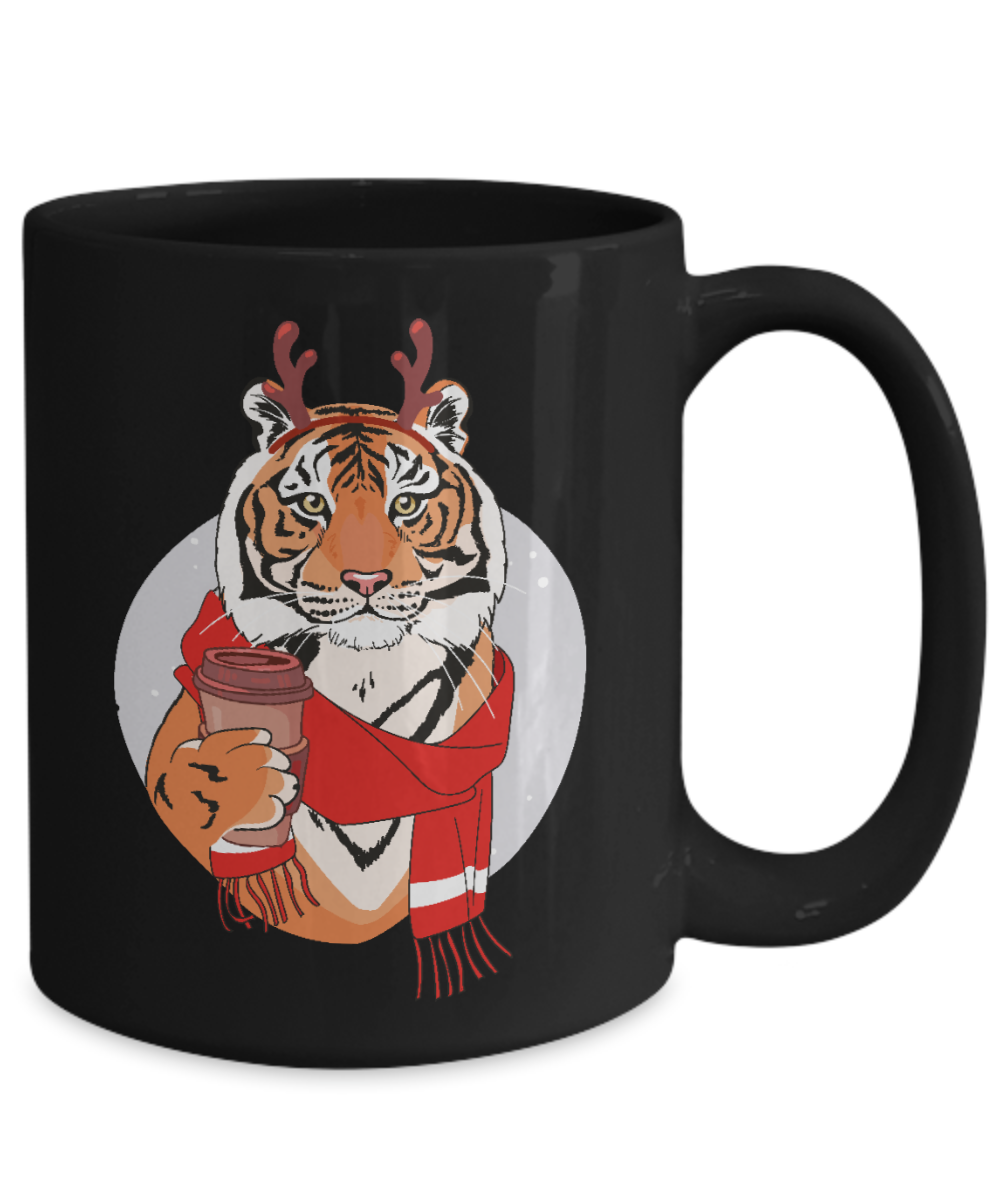 Tiger Coffee Mug Tiger Lover Gift Coffee Lover Mug Christmas Tiger Ceramic Mug
