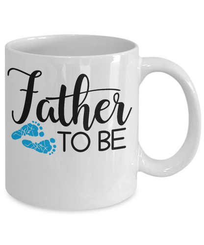 Father to be/coffee mug tea cup gift novelty future dads fathers new dads statement husband