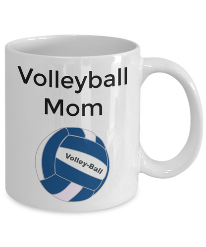 Novelty Coffee Mug/Volleyball Mom/Coffee Cup/For Volleyball Sports Mom Fan