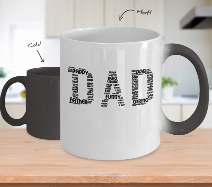 Dad Mug Gift Color Changing Mug for Dad