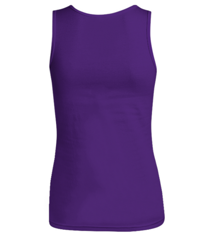 Women and  Girls summer ,purple cool cotton custom unique tank tops.