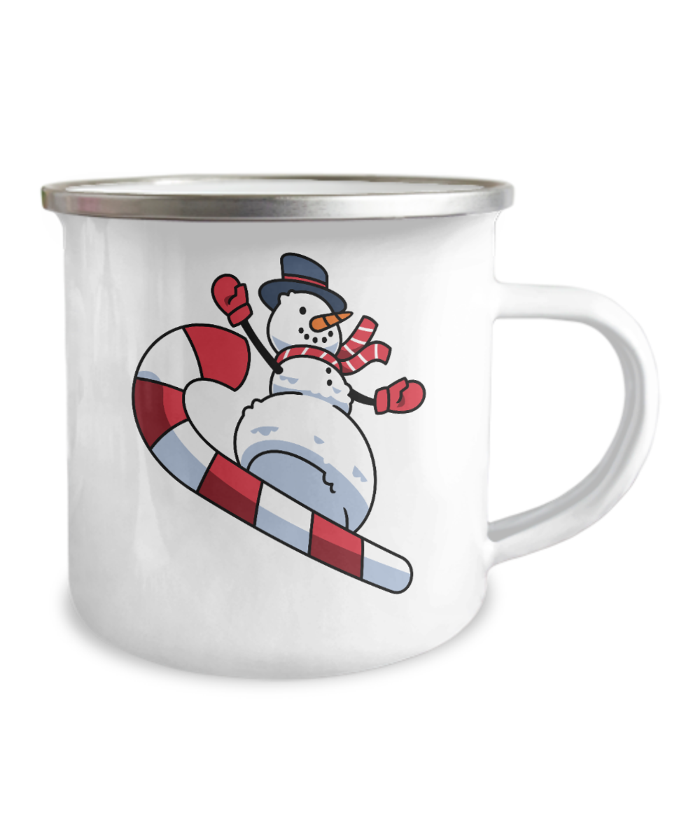 Snowman Christmas Mug Funny Camp Mug Coffee Gift