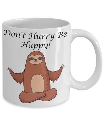 Yoga Sloth Coffee Mug Cute Funny Coffee Mug Gift Ceramic