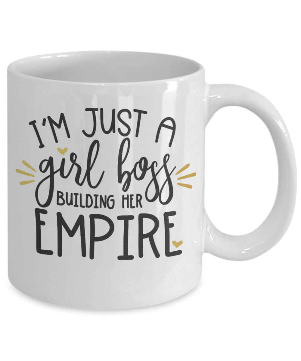 Funny Coffee Mug Girl boss tea cup gift boss women motivational novelty girl power feminist