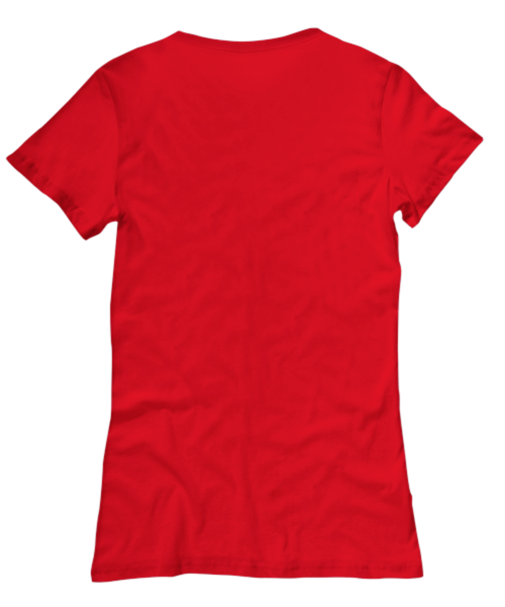 Women's Christmas T-Shirt-Dear Santa I Can Explain-Funny Red