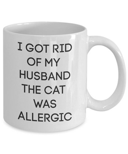 Funny Cat Coffee Mug Gift for Women Cat Lovers