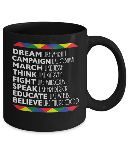 Black History coffee mug Gift for Black history month Custom mug