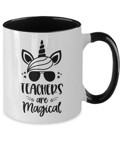 Teacher Unicorn Coffee Mug Cute Soy Vanilla Container