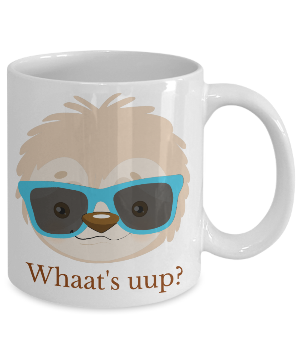 Funny Sloth coffee mug Cute Animal mug tea cup gift for her birthday sloth lovers novelty gift ceramic
