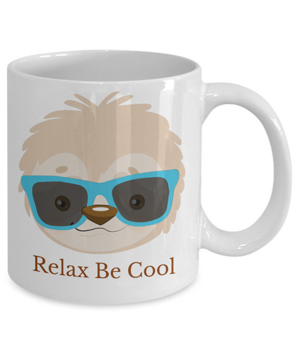 Funny Sloth coffee mug tea cup gift cute unique custom sloth gift cup mugs for men women