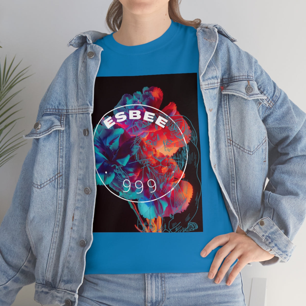 Y2k Abstract Art Graphic Tee Unisex Crewneck Shirt, Streetwear Grunge