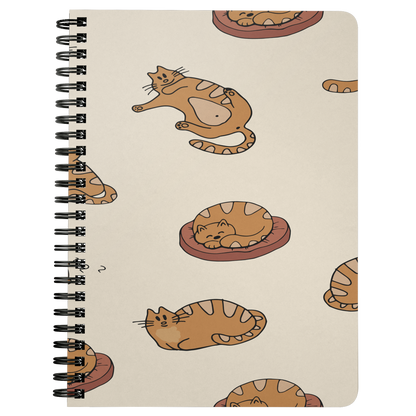 Cat Journal Notebook Spiral Cat Lover Gift Cat Mom  Cat Person Writer Custom Notebook